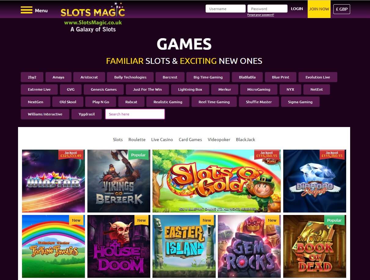 slots magic casino