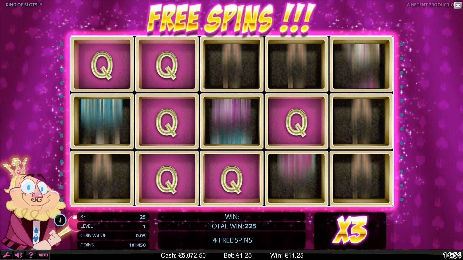 king of slots free spins