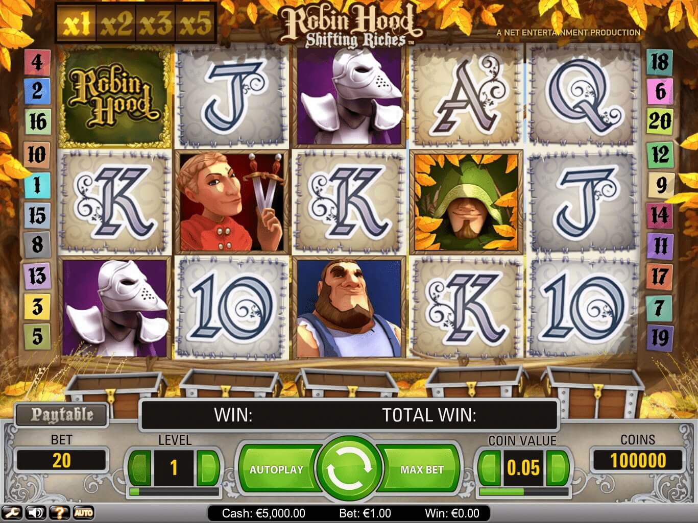 robin hood slot netent shifting riches bonus