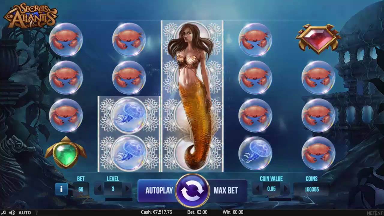 secrets of atlantis slot review netent casinos