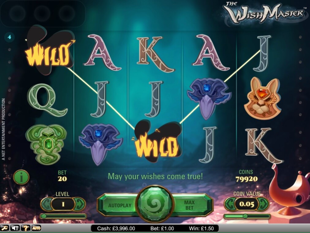 netent wish master slot casinos to play at