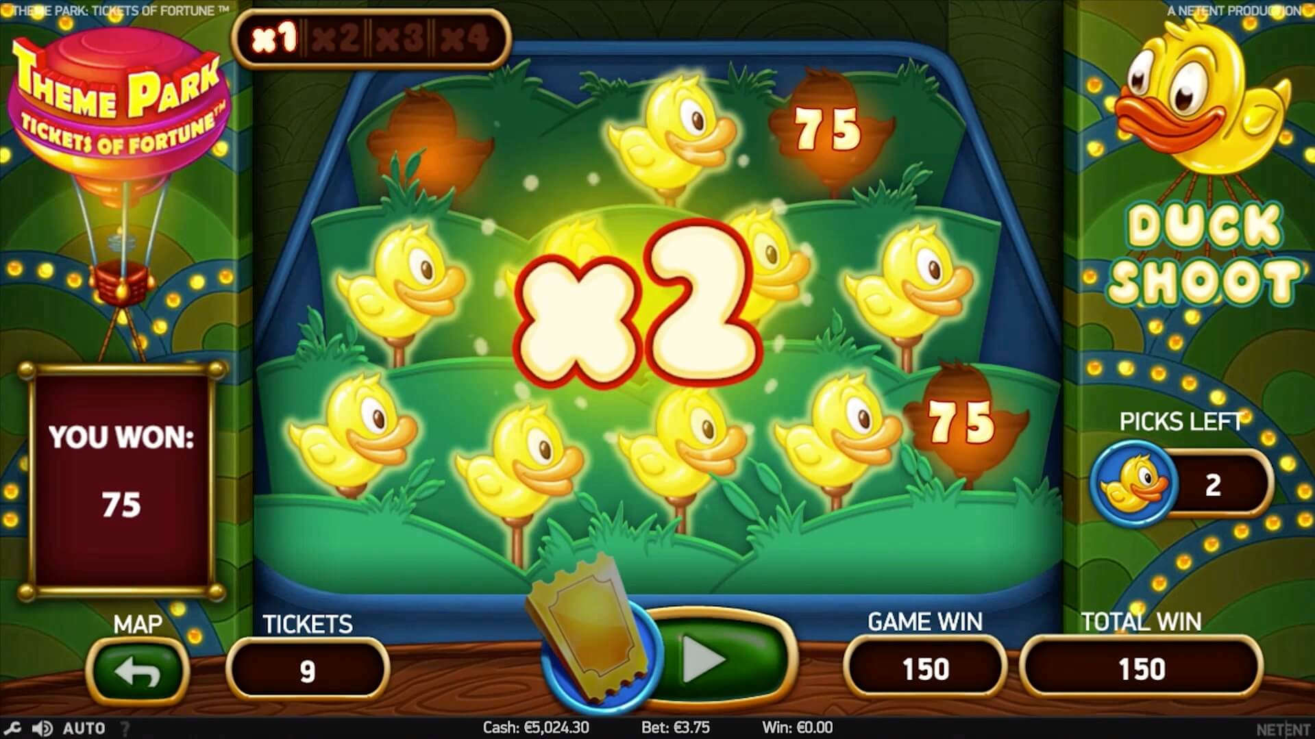 theme park tickets of fortune slot