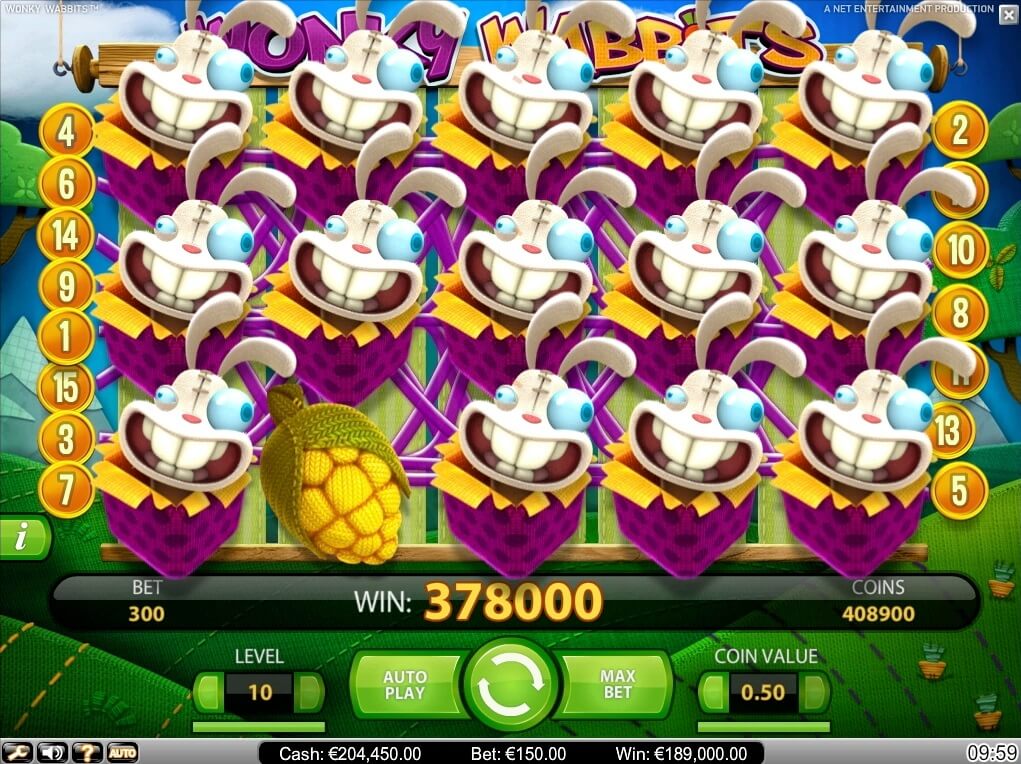 wonky wabbits slot